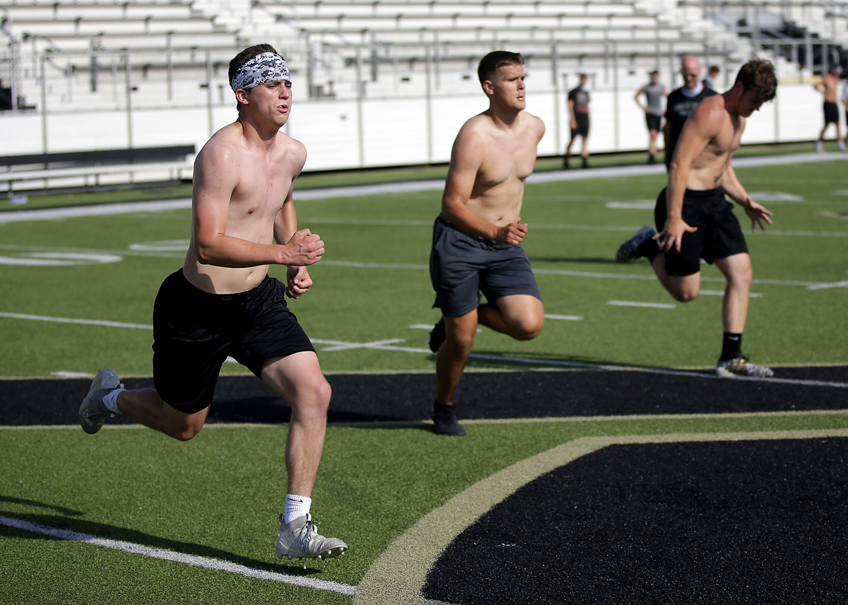 Broken Arrow football practice